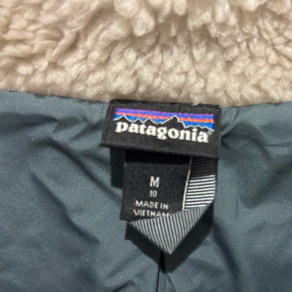 Patagonia Kids’ Retro X Fleece Vest in Natural, Youth Size Medium Outdoors - Picture 5 of 11